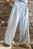 Mallow Stripe Wide Leg Pant Baby Blue /40=